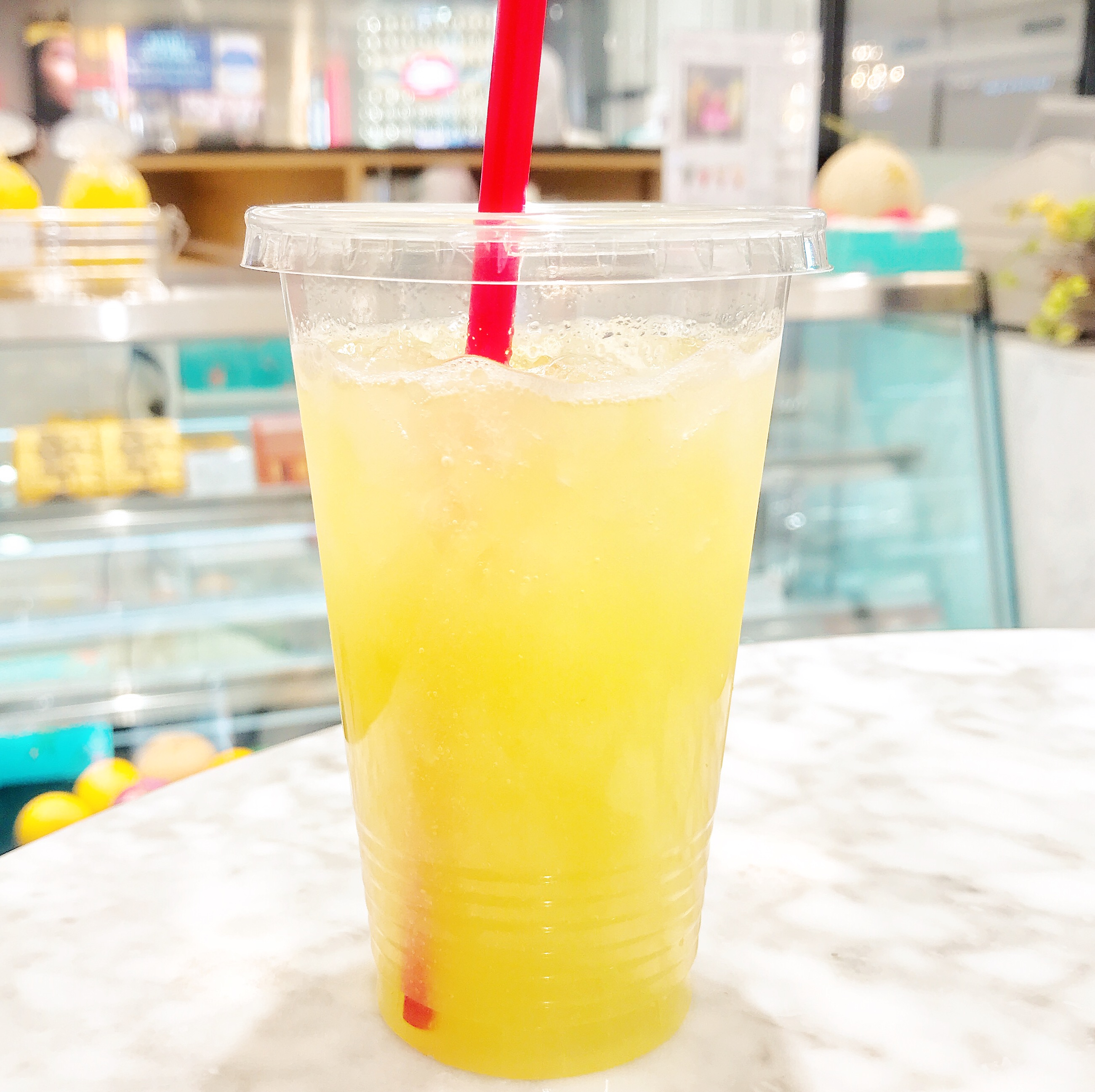 GINZA SEMBIKIYA CAFEの真空フレッシュジュース(メロン)